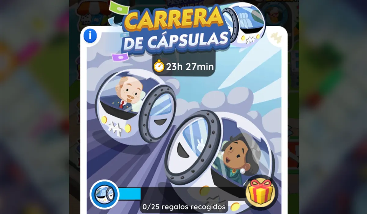 Carrera de Cápsulas Monopoly GO: Hitos Y Recompensas