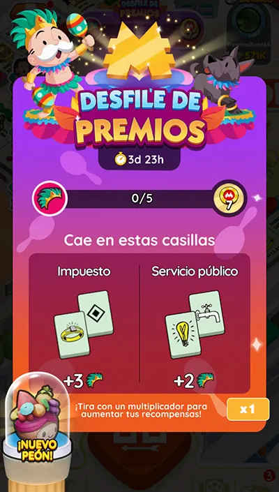 Desfile de Premios Monopoly Go: Metas Y Recompensas del Prize Parade