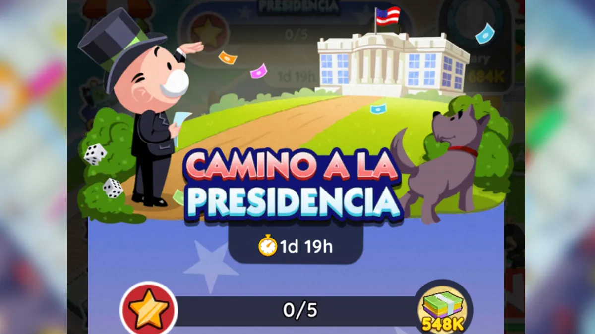 Camino a la Presidencia Monopoly GO: Metas Y Recompensas