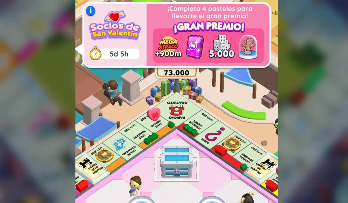 Monopoly GO Corazones gratis para Socios de San Valentín