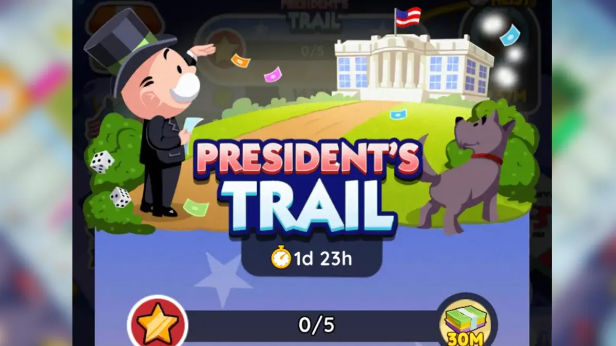 Presidents Trail Monopoly GO: Milestones And Rewards List