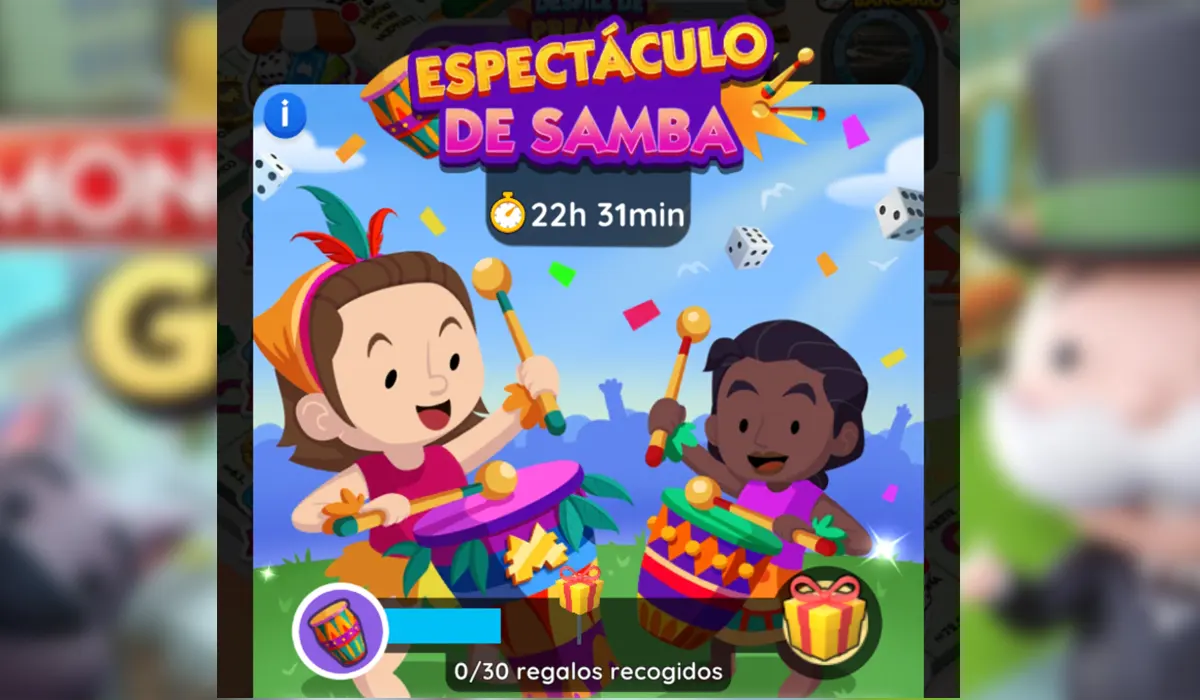 Espectáculo de Samba Monopoly GO: Metas Y Recompensas