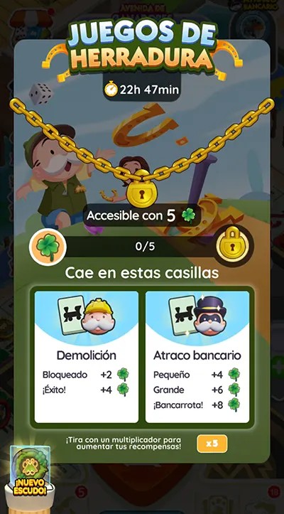 Juegos de Herradura Monopoly GO: Metas Y Recompensas 2 Monopoly GO Juegos de Herradura (Horseshoe Games): Lista de Metas Y Recompensas