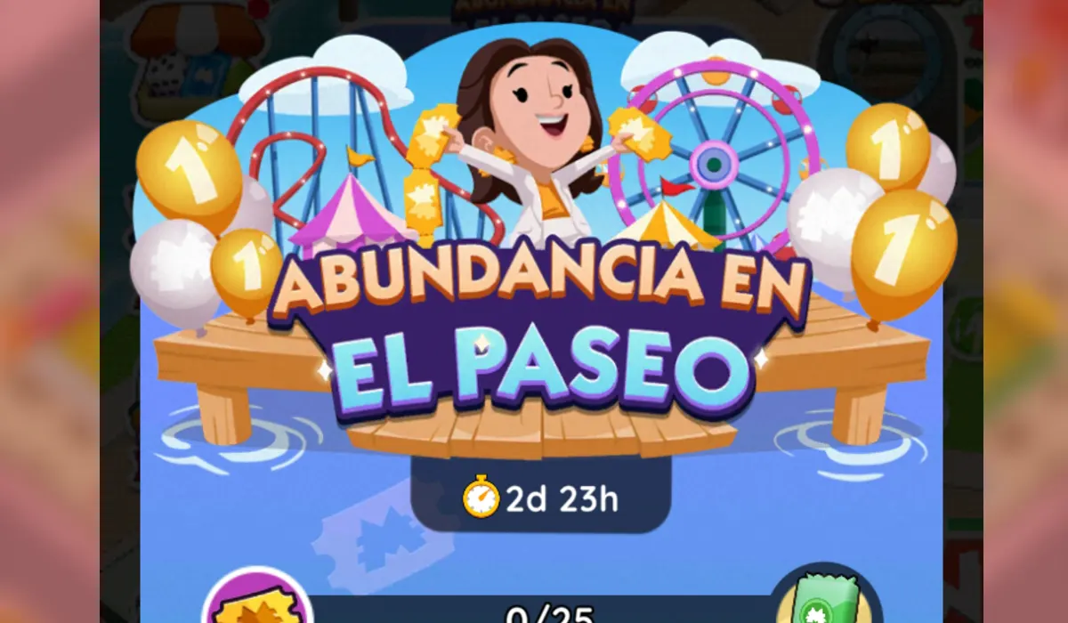 Abundancia en el paseo Monopoly GO: Recompensas y Metas