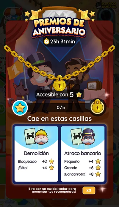 Premios de Aniversario Monopoly GO: Recompensas y Metas 2 Premios de Aniversario Monopoly GO Recompensas y Metas