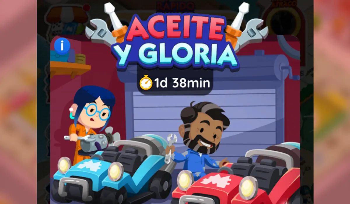 Aceite y Gloria Monopoly GO: Recompensas y Metas