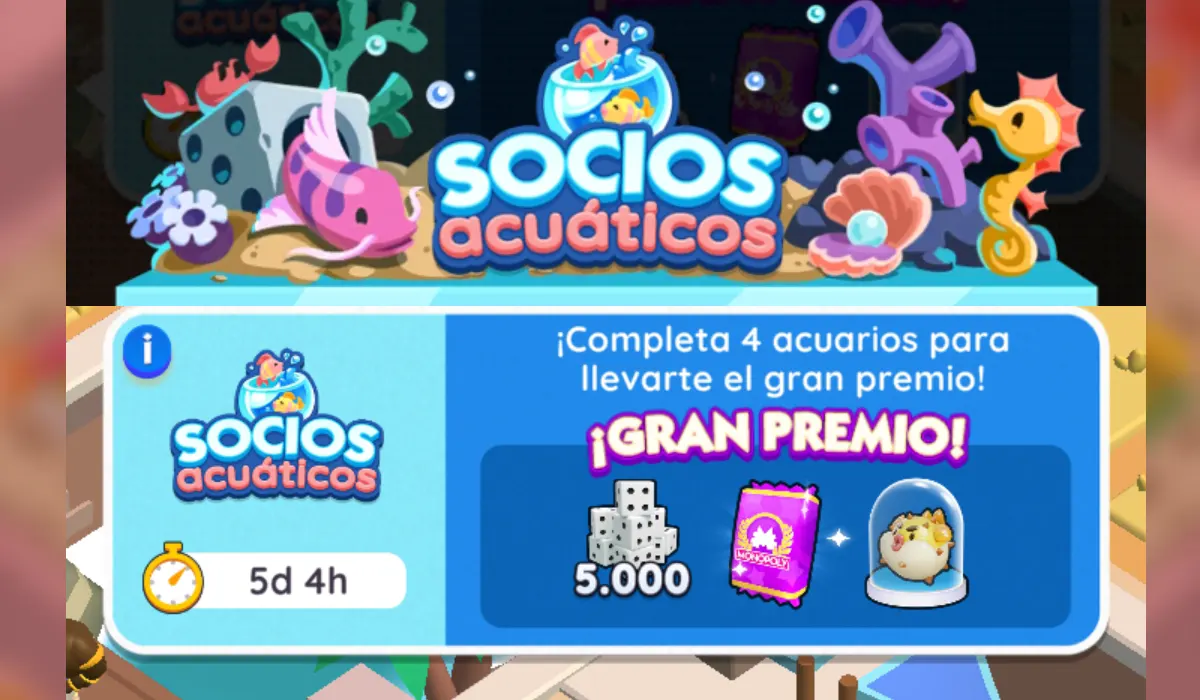 Socios Acuáticos Monopoly GO: Recompensas y Hitos