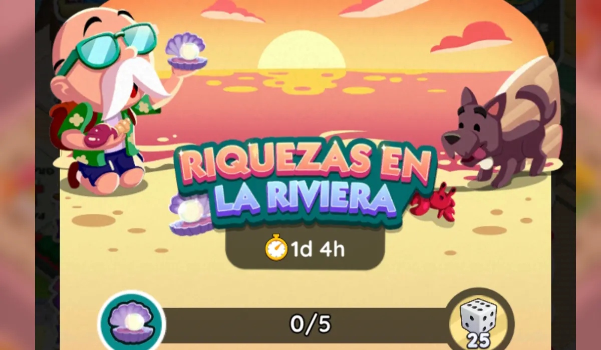 Riquezas en la Riviera Monopoly GO: Recompensas y metas