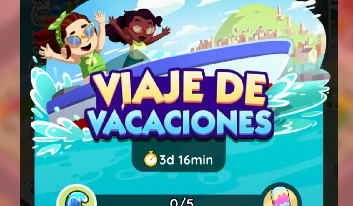 Viaje de Vacaciones Monopoly GO: Recompensas y metas