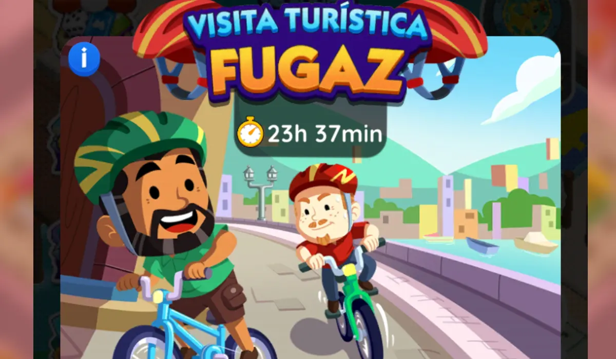 Visita Turística fugaz Monopoly GO: Recompensas y Metas