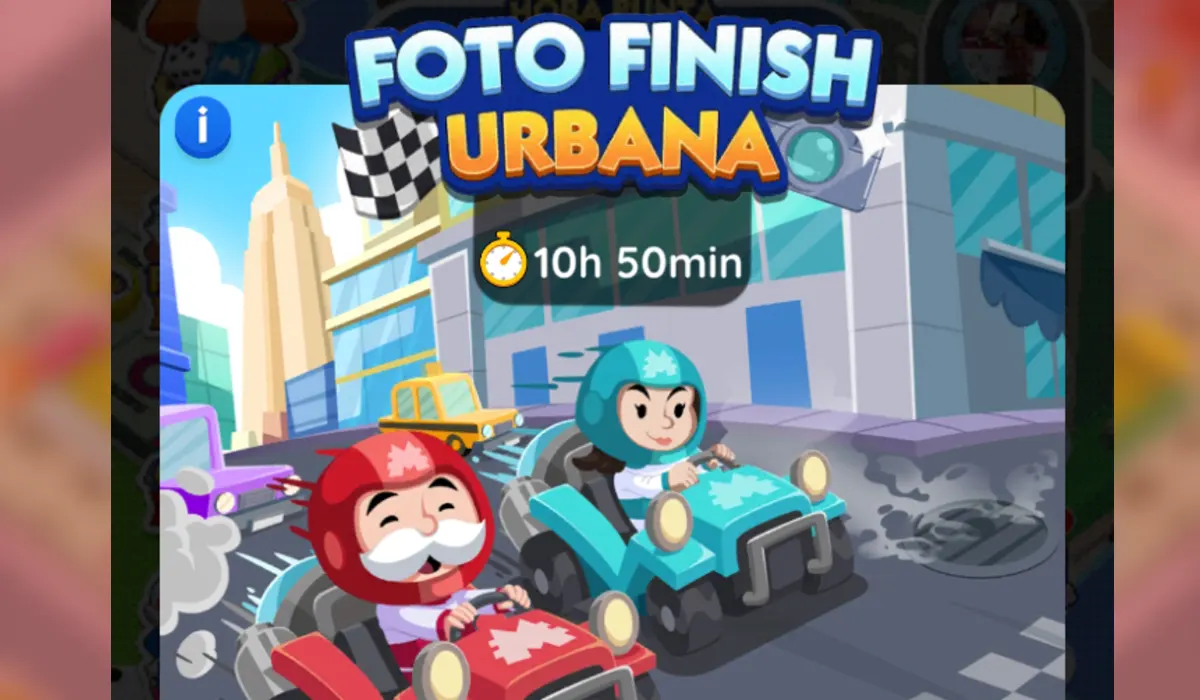 Foto Finish Urbana Monopoly GO: Recompensas y Metas