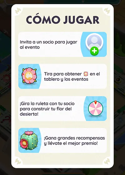 Socios de Flor en el Desierto Monopoly GO: Hitos y Recompensas