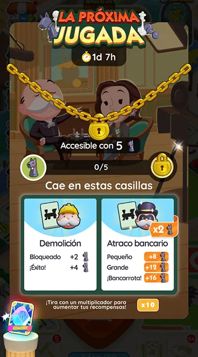 La próxima jugada Monopoly GO: hitos y recompensas 2 Monopoly GO La próxima jugada (Making Moves): hitos y recompensas