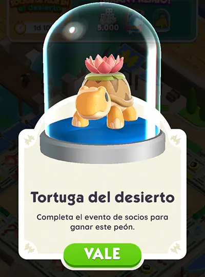 token de tablero de Tortuga del desierto (Desert Tortoise)
